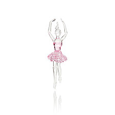 Ballerina by Kevin McKay and Maki Kawakubo (Art Glass Ornament)