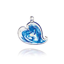 Heart of the Ocean by Michael Magyar (Art Glass Ornament)