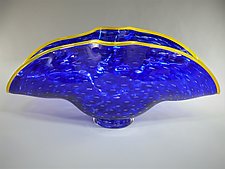 Colorful Folded Bowls by Juston Daniels (Art Glass Bowl)