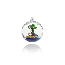 Island Oasis by Will Mayer (Art Glass Ornament)