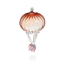 When Pigs Fly by James and Andrea Stanford (Art Glass Ornament)
