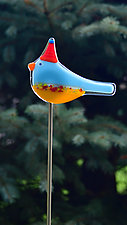 Royal Garden Party by Terry Gomien (Art Glass Sculpture)