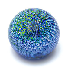 Rattler Paperweight by April Wagner (Art Glass Paperweight)