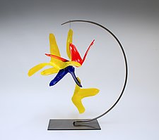 Primary Stars by April Wagner (Art Glass Sculpture)
