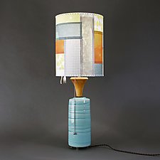 Ocean Rain II by Mark Taylor and James Aarons (Ceramic Table Lamp)