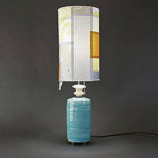Ocean Rain I by Mark Taylor and James Aarons (Ceramic Table Lamp)