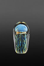 Moon Jellyfish Mini by Richard Satava (Art Glass Sculpture)