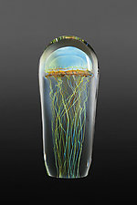 Moon Jellyfish Large by Richard Satava (Art Glass Sculpture)