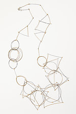 Long Shape Necklace by Meghan Patrice Riley (Steel Necklace)
