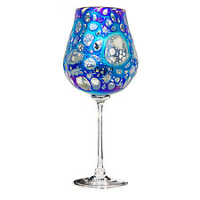 Lunar Goblet by Minh Martin (Art Glass Drinkware)