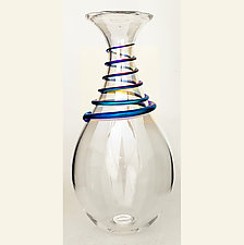 Spiral Gourd by Minh Martin (Art Glass Vase)