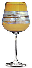 Silverspun Wine by Romeo Glass (Art Glass Drinkware)