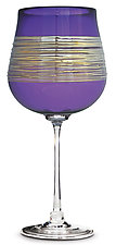 Silverspun Wine by Romeo Glass (Art Glass Drinkware)
