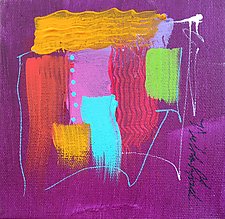Colors on Purple 2 by Nicholas Foschi (Acrylic Painting)