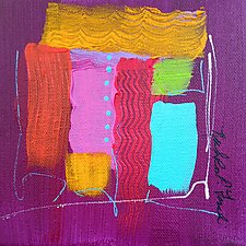 Colors on Purple 1 by Nicholas Foschi (Acrylic Painting)