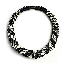 Turning Necklace II by Sophia Hu (Polyester & Stainless Steel Necklace)