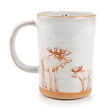 Moose Mug by Chris Hudson and Shelly Hail (Ceramic Mug)