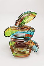 Tropic Remnant by Justin Hunting (Art Glass Sculpture)