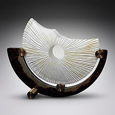 Shells Enduring Life by Kevin Lubbers (Art Glass, Bronze & Steel Sculpture)