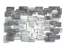 Monochrome by Karo Martirosyan (Art Glass Wall Sculpture)