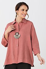 Alexandra Shirt by Go Lightly (Linen Top)