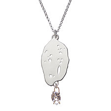 Allira Pendant by Michelle Pajak-Reynolds (Gold, Silver & Stone Necklace)