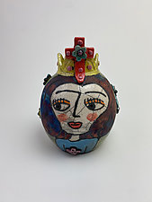 Religious Queen - Queen Series by Lilia Venier (Ceramic Vessel)
