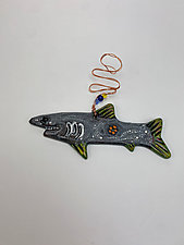 Shark IV by Lilia Venier (Ceramic Ornament)