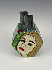 Sara and Fido by Lilia Venier (Ceramic Vase)