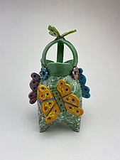 Butterfly Garden by Lilia Venier (Ceramic Vase)