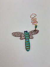 Dragonfly I by Lilia Venier (Ceramic Ornament)