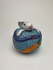 Out of the Rabbit Hole by Lilia Venier (Ceramic Jar)