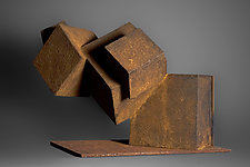Geo Cubes 2.0 by Jan Hoy (Ceramic Sculpture)
