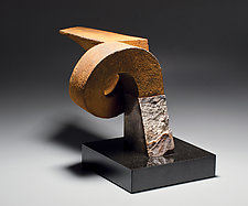 Monument Spiral II by Jan Hoy (Ceramic Sculpture)
