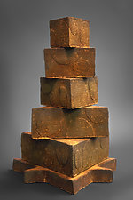 Stackable 1 by Jan Hoy (Ceramic Sculpture)