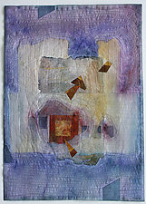 Navigating the Roundabout by Peggy Brown (Fiber Wall Hanging)