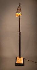 Gooseneck Pod Lamp by Jerry Davis (Metal Floor Lamp)