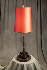 Segmented Table Lamp by Jerry Davis (Metal Table Lamp)