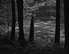 Peshtigo River by William Lemke (Black & White Photograph)