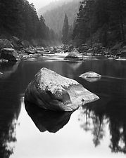 Rock Creek by William Lemke (Black & White Photograph)