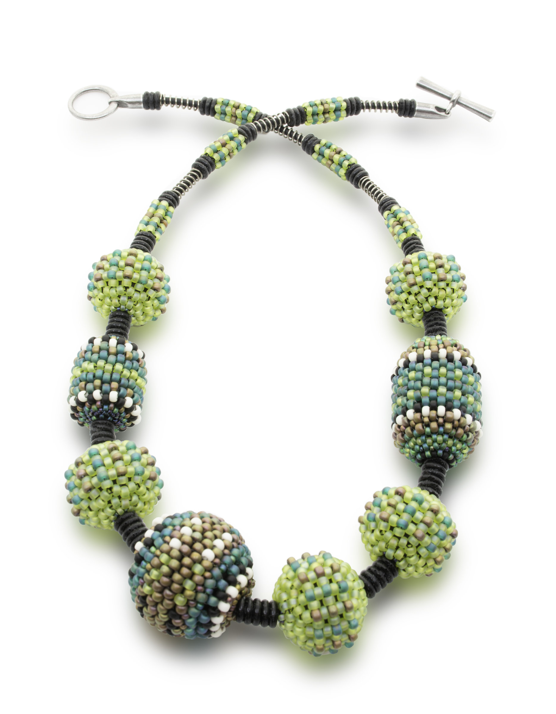 Cosmos Necklace by Sheila Fernekes (Beaded Necklace) | Artful Home