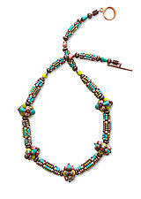 Silk Road Necklace by Sheila Fernekes (Beaded Necklace)