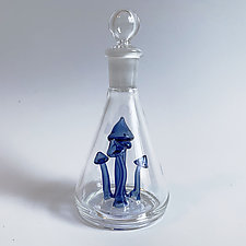 Mycology Perfume Bottle by Sage Churchill-Foster (Art Glass Perfume Bottle)