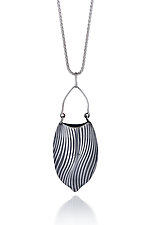 Ebb & Flow Vessel Pendant Necklace by Cyd Rowley (Silver Necklace)