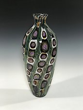 Barnacle Vase by John Gibbons (Art Glass Vase)