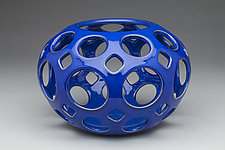 Openwork Pierced Orb by Lynne Meade (Ceramic Vessel)
