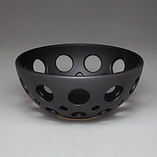 Pierced Fruit Bowl by Lynne Meade (Ceramic Bowl)
