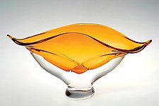 Wave Bowl by Ed Branson (Art Glass Bowl)
