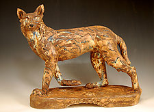 Bobcat 2 by Daniel Slack (Ceramic Sculpture)