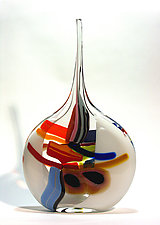 White Sail by Bengt Hokanson and Trefny Dix (Art Glass Sculpture)